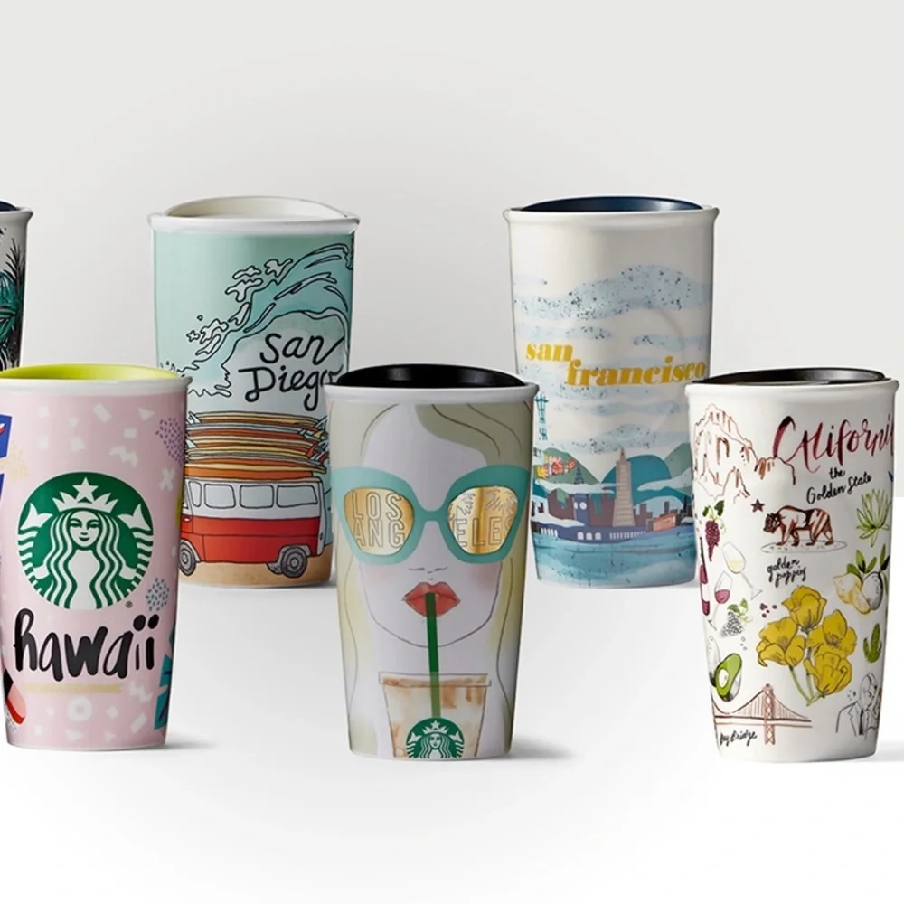 Starbucks 2016 California Collectors 10oz Ceramic Tumbler